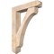 Ekena Millwork Legacy Arts and Crafts Smooth Bracket w/ Offset Brace, Douglas Fir, 7 1/2"W x 36"D x 48"H BKT0806X36X48LEC03SDF - alternate 1